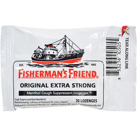 Fishermans Friend Extra Strong Menthol Cough Suppressant Lozenges 20