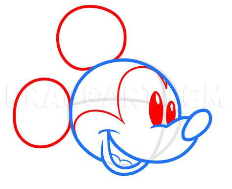 How To Draw Mickey Mouse For Beginners Step By Step Drawing Guide By