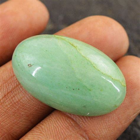 Natural Green Aquamarine Oval Shape Gemstone