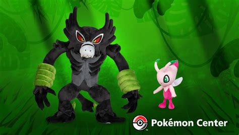 New Zarude And Shiny Celebi Plush From Pokémon The Movie Secrets Of