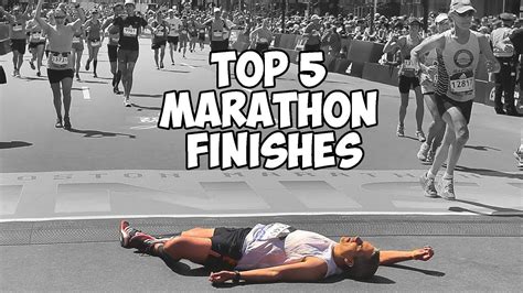 Top 5 Best Marathon Finishes Hd Youtube
