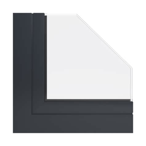 Feneste Windows Colors Aluminum RAL RAL 7021 Black Grey