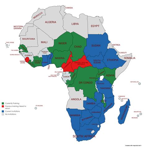 Africa Map 2019