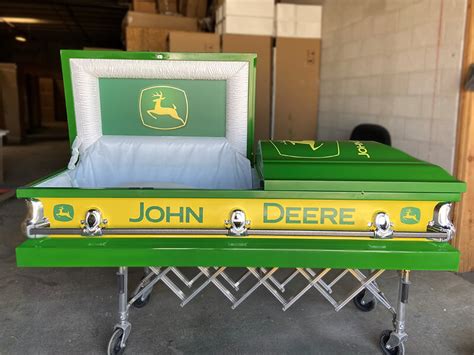 John Deere Custom Casket Sky Caskets