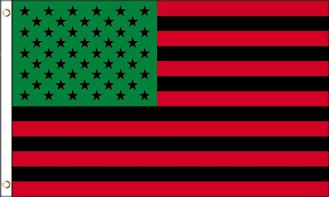 The red, black and green african liberation flag; Afro American Flag 3x5 African American Black Lives Matter ...