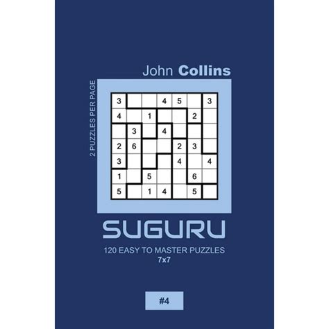 Suguru Puzzle Book 7x7 Suguru 120 Easy To Master Puzzles 7x7 4
