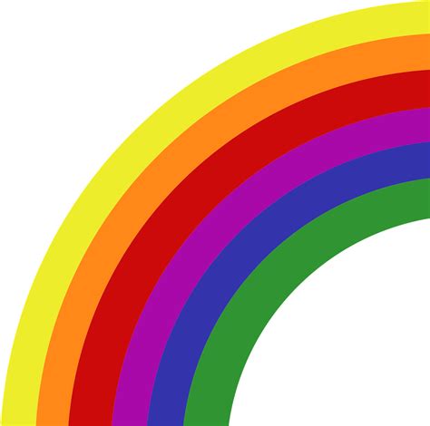 Rainbow Flag Clipart Regnbue Farger Png Download Full Size