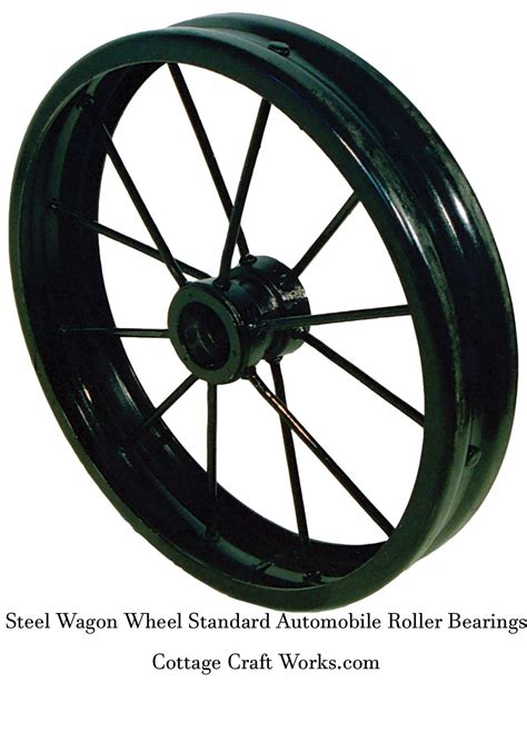 New Amish Forged Steel Spoke Steel Tire Wagon Wheels Use Modern
