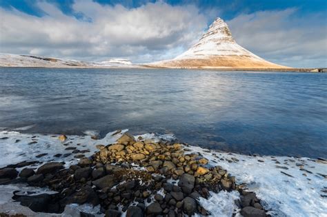Premium Photo Kirkjufell Mountain In Winter Season Iceland