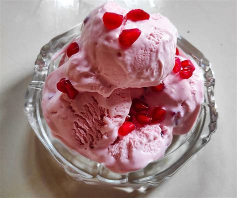 Pomegranate Ice Cream 8 Steps With Pictures Instructables