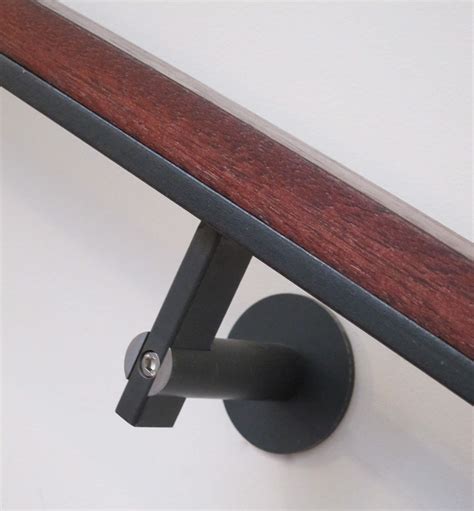 Wood And Steel Handrail Handrail Staircase Handrail Contemporary