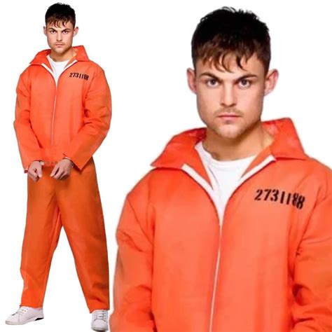 Orange Convict Costume By Wicked Em 3143 Karnival Costume