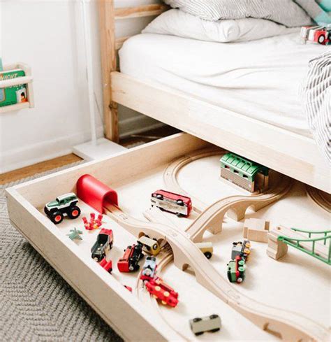 Wood Diy Hidden Under Bed Toy Storage Homemydesign