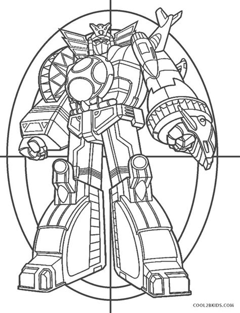 Printable Mighty Morphin Power Rangers Coloring Pages