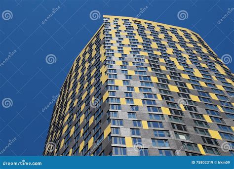 Tall Brick Building Stock Image Image Of Tall Urban 75802319