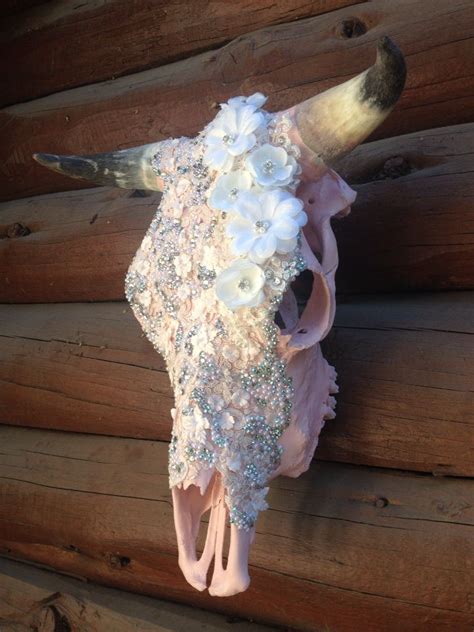 Find many great new & used options and get the best deals for hand. Pink and rhinestone cow skull | Cow skull art, Cow skull ...