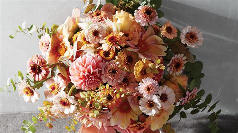 Wedding bouquet, bridal bouquet, bouquet wedding burgundy, dahlia bouquet, wedding flowers, silk wedding bouquet. 5 Stunning Ways to Use Zinnias in Your Wedding | Martha ...
