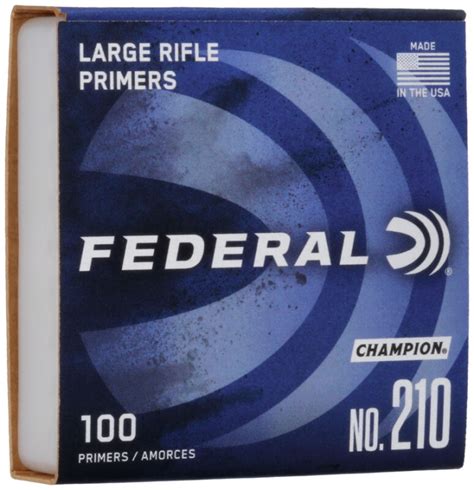 Federal Champion Large Rifle Primers No 210 Hunting And Outdoor