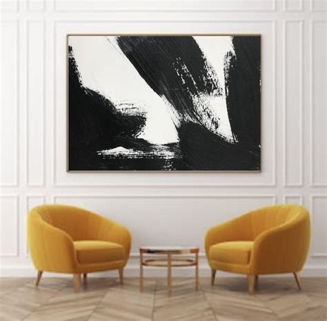 Black And White Modern Art Contemporary Art Abstract Print Etsy