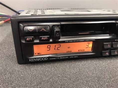 Old Classic Kenwood Car Radio Stereo Cassette Player Model Krc 357l Cd