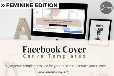 Canva Facebook Cover Templates ~ Facebook Templates ~ Creative Market