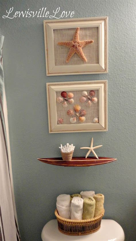 If you're only starting to collect sea stars and seashells, maybe all you need are a few small shelves, like in this. Beach Bathroom Ideas To Get Your Bathroom Transformed ...