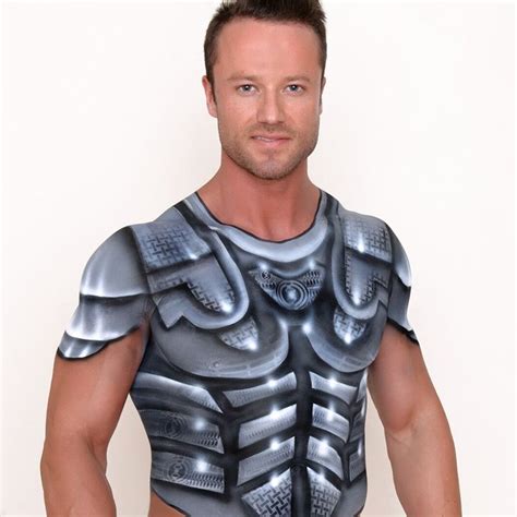 Suit Of Armour Body Painting Design Skincognito Body Painting