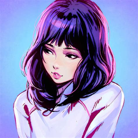 Sumi Kuvshinov Ilya On Patreon Manga Art Anime Art Girl Face Illustration