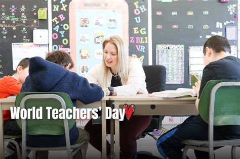 World Teachers Day Iroquois Falls Public School