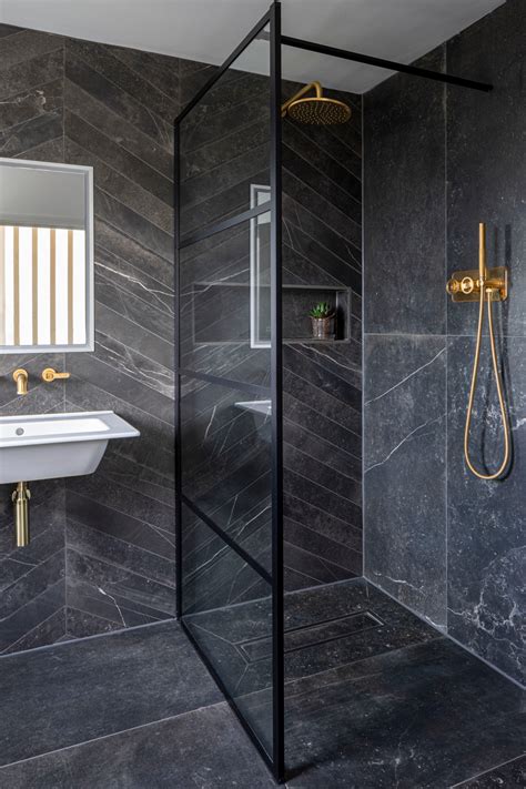 Creating An Unforgettable Black Bathroom Tile Design Bathroom Ideas