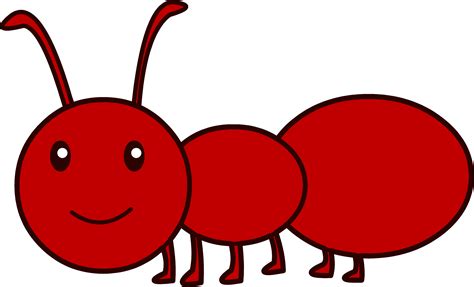 Cute Red Ant Clipart Free Clip Art