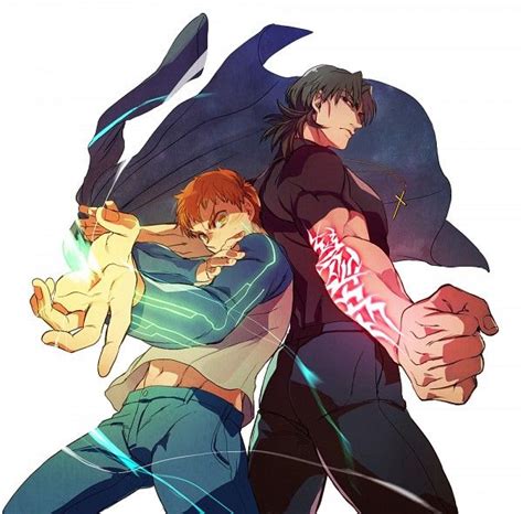 Fatestay Night Shirou Emiya And Kirei Kotomine All Anime Anime Art