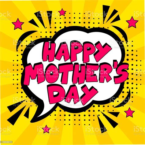 Happy Mothers Day Stock Illustration Download Image Now Art Cartoon Celebration Istock