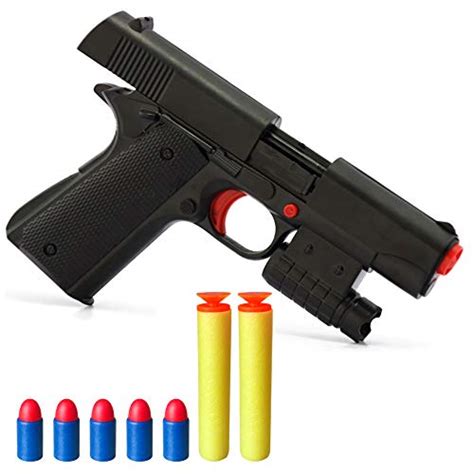 Buy Pinovk Kid Toy Gun Realistic 11 Scale Colt M1911a1 Rubber Bullet
