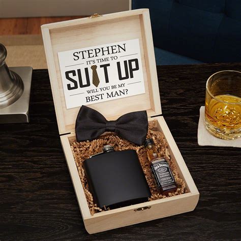We've rounded up some of the best groomsmen gift ideas for 2021. Personalized Groomsmen Gifts and Wooden Crate Set