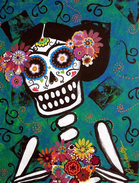 Frida Dia De Los Muertos By Pristine Cartera Turkus In 2021 Day Of