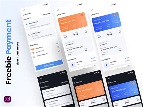 Freebie Payment And Checkout Screens Uplabs