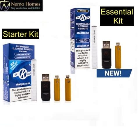 Ok Vape Tobacco Cigalike Starter Or Essential Nemo Homes Vape Shop