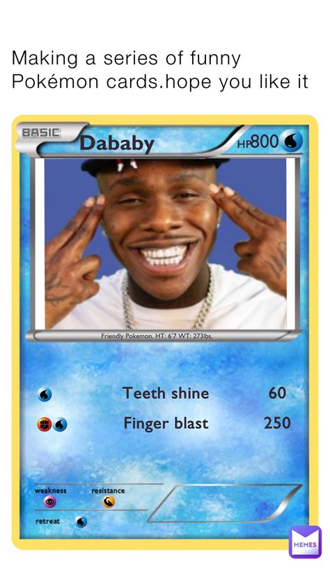 Making a series of funny Pokémon cards hope you like it