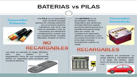 Diferencia Entre Pila Y Bateria Todoespana