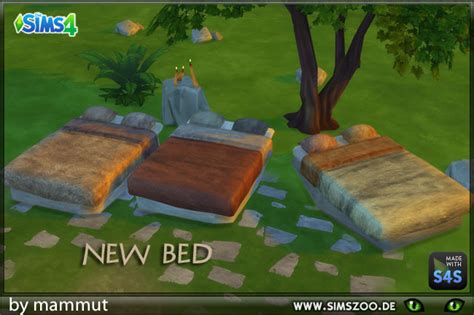 Blackys Sims 4 Zoo Im Sure Its A Very Comfy New Stone Bed By
