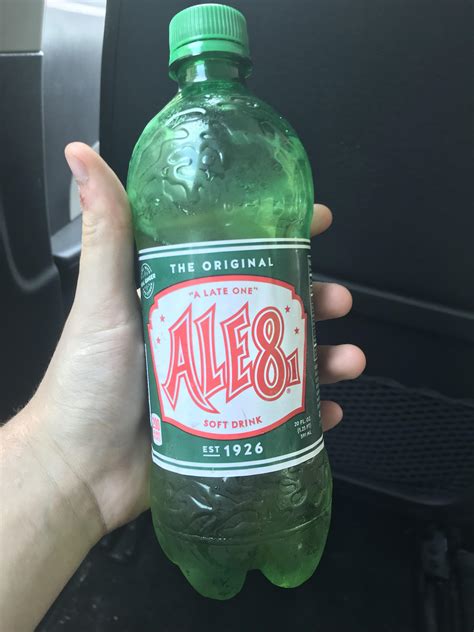 The kelp shake from spongebob squarepants is exactly the briny. Ale8 bottles kinda look like kelp juice from spongebob ...