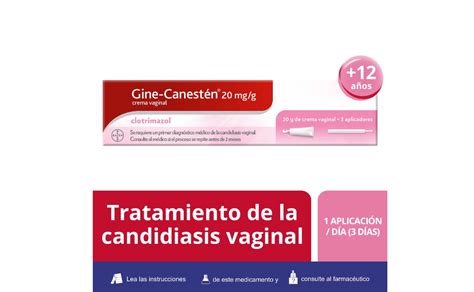Gine Canestén 20 mg g Crema Vaginal clotrimazol Bayer Te Cuida