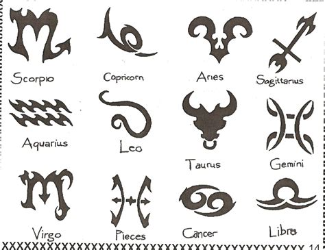 Zodiac Sign Tattoos Santattooscom Picture 1653 Zodiac Sign Tattoos