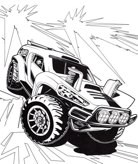 Hot Wheels Coloring Page Coloring Home