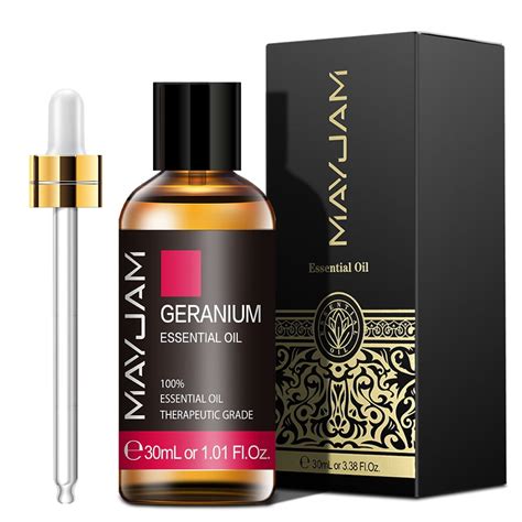 Mayjam Ml Geranium Essential Oil Perfect For Skin Care Diffusers