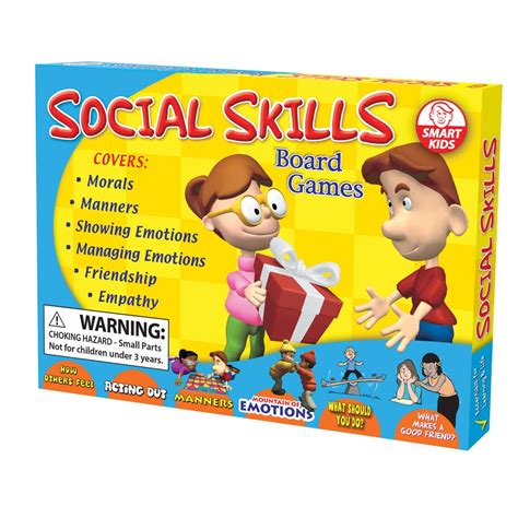 He1000723 Smart Kids 6 Social Skills Board Games Set Hope Education