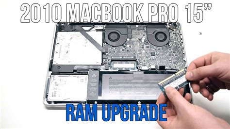 2010 Macbook Pro 15 A1286 Ram Upgrade Youtube