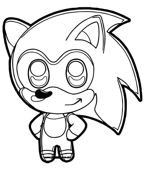 ️baby Sonic Coloring Pages Free Download