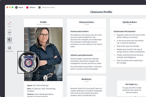 Character Profile Free Template And Example Milanote